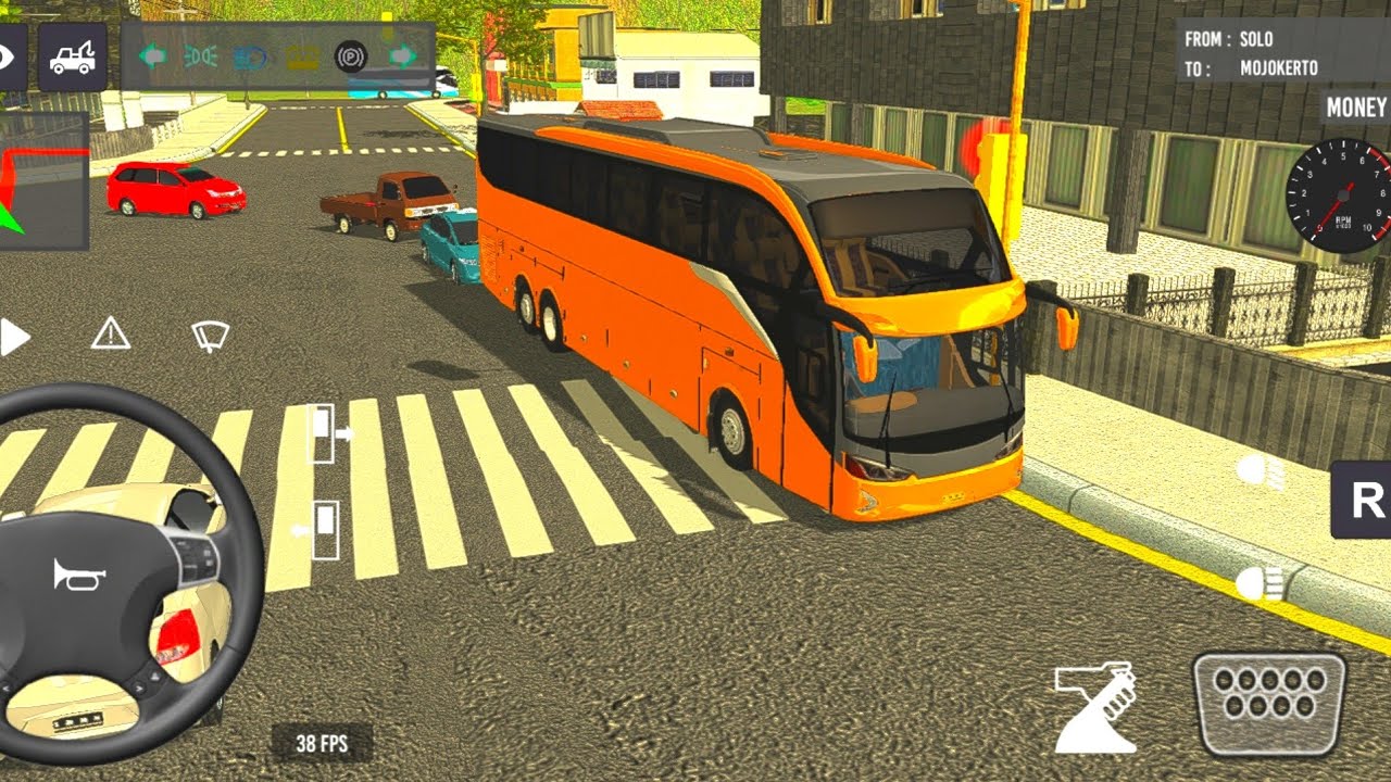 Indonesia Coach bus driving | Euro bus simulator 2025 Android gameplay #game 1