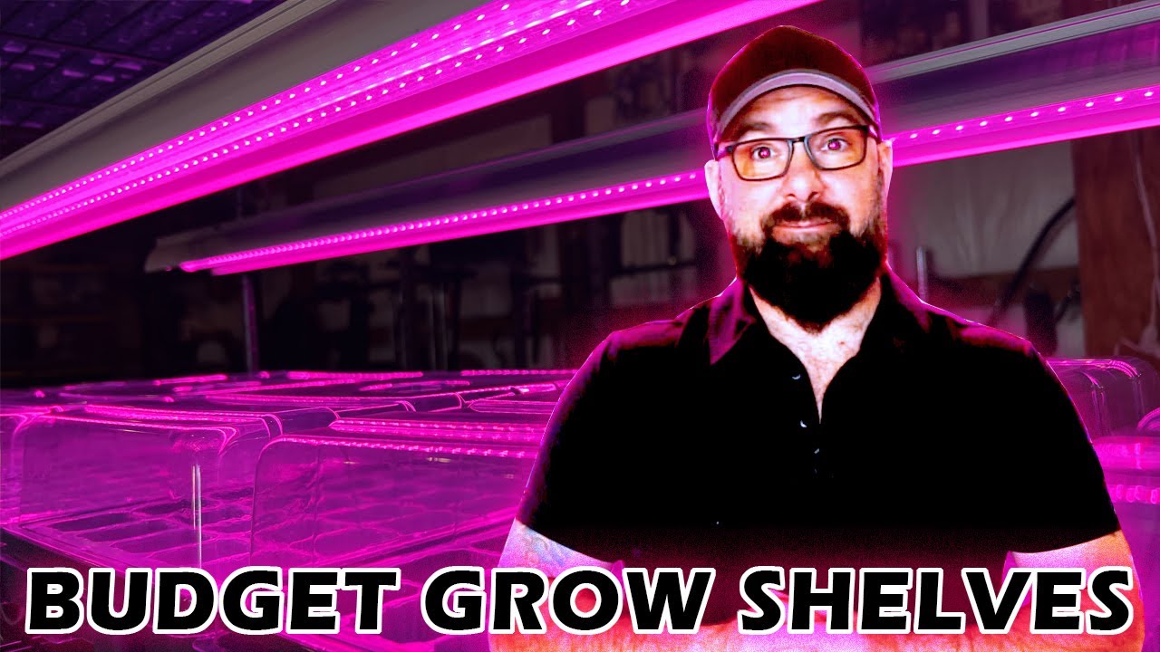 How to Build Grow Room Shelves