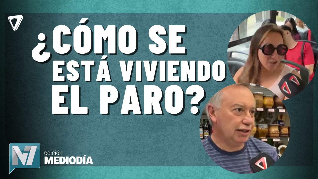 AHORA: el IMPACTO del PARO nacional en la CIUDAD de Mendoza