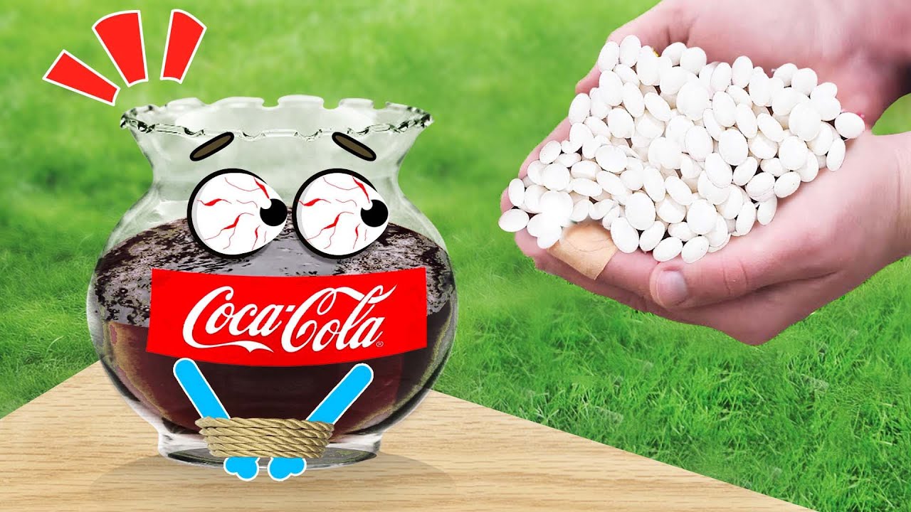 Experimento: coca cola VS mentos | Situaciones divertidas | Doodles en Español