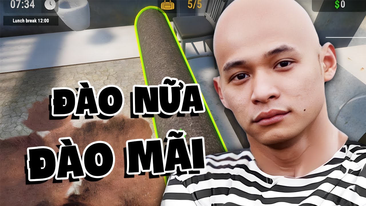 (Prison Escape Simulator: Dig Out #1) Lên kế hoạch vượt ngục cùng doanh nhân đào đất Độ Mixi.