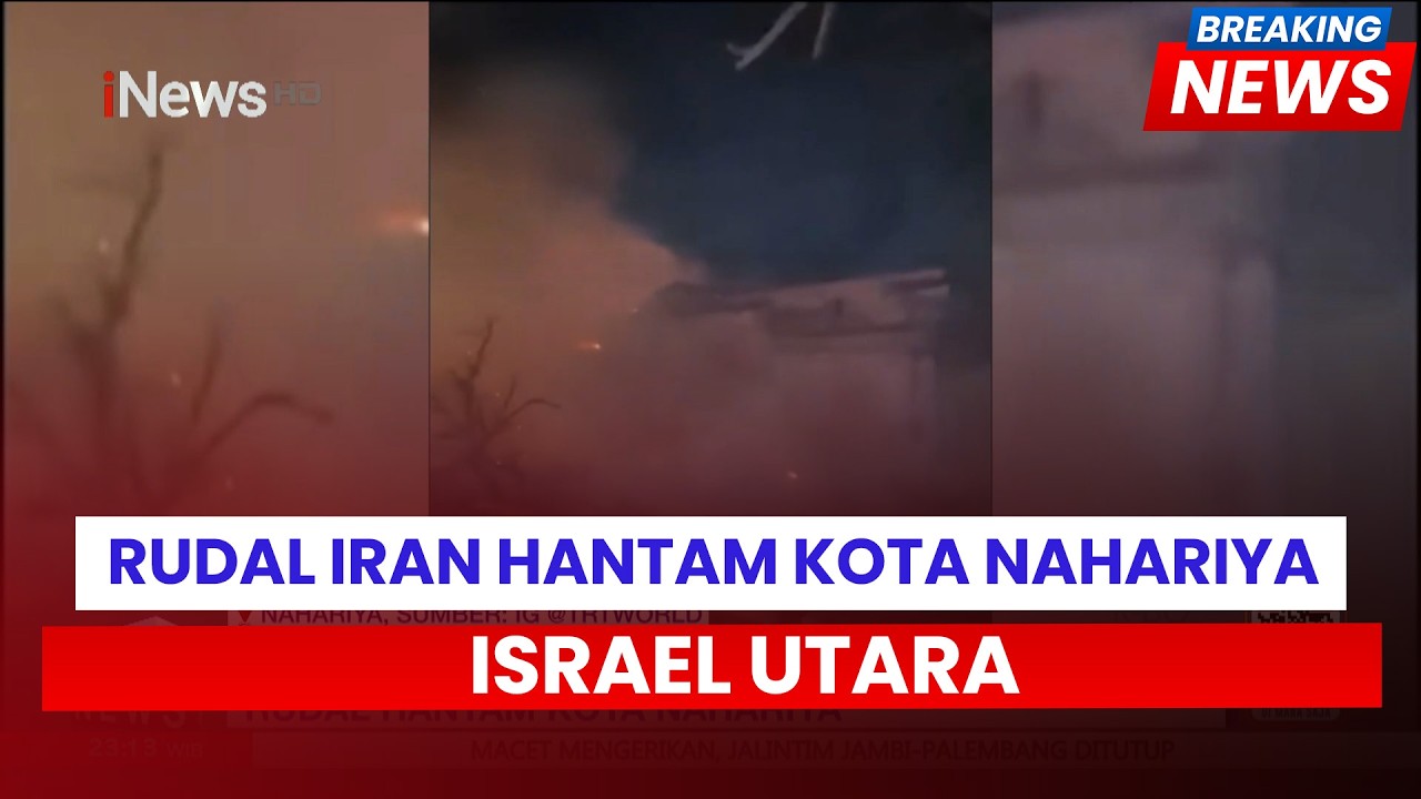 Rudal Iran Hantam Kota Nahariya, 7 Orang Terluka 2 Rumah Terbakar | BN (17/3)