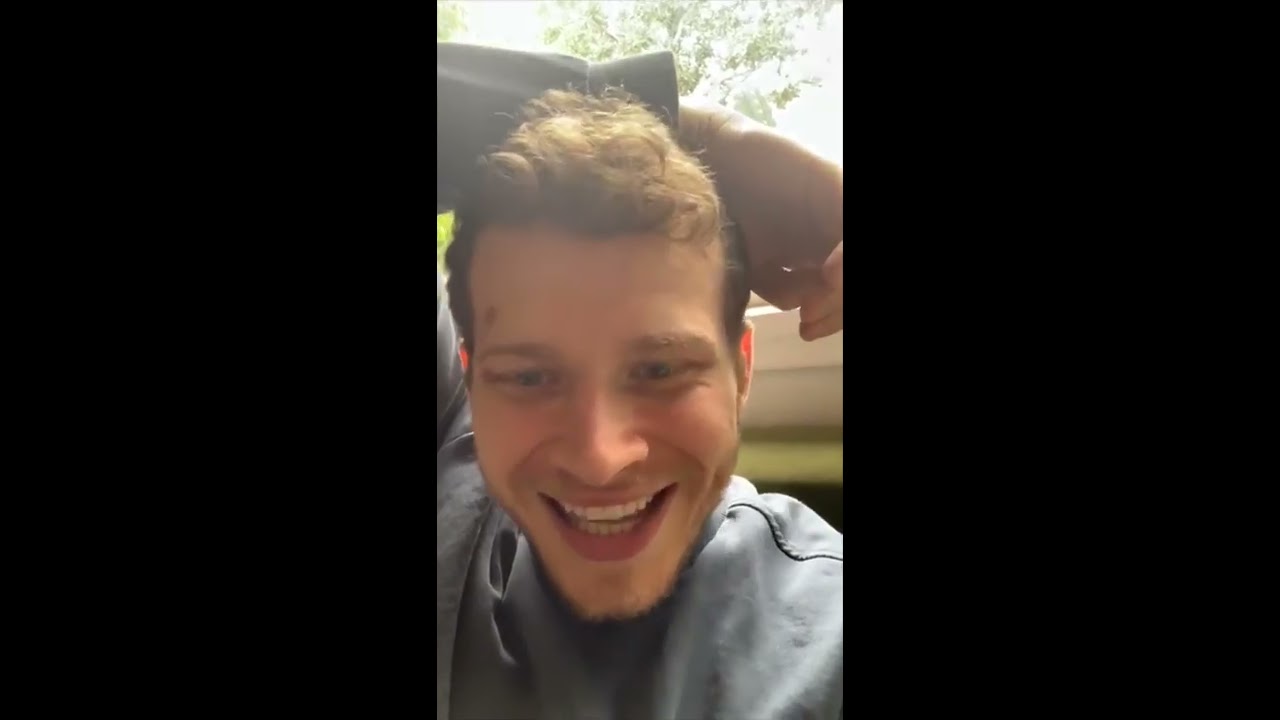 Oliver Stark watching 9-1-1 3x03 on Instagram Live 4/13/20