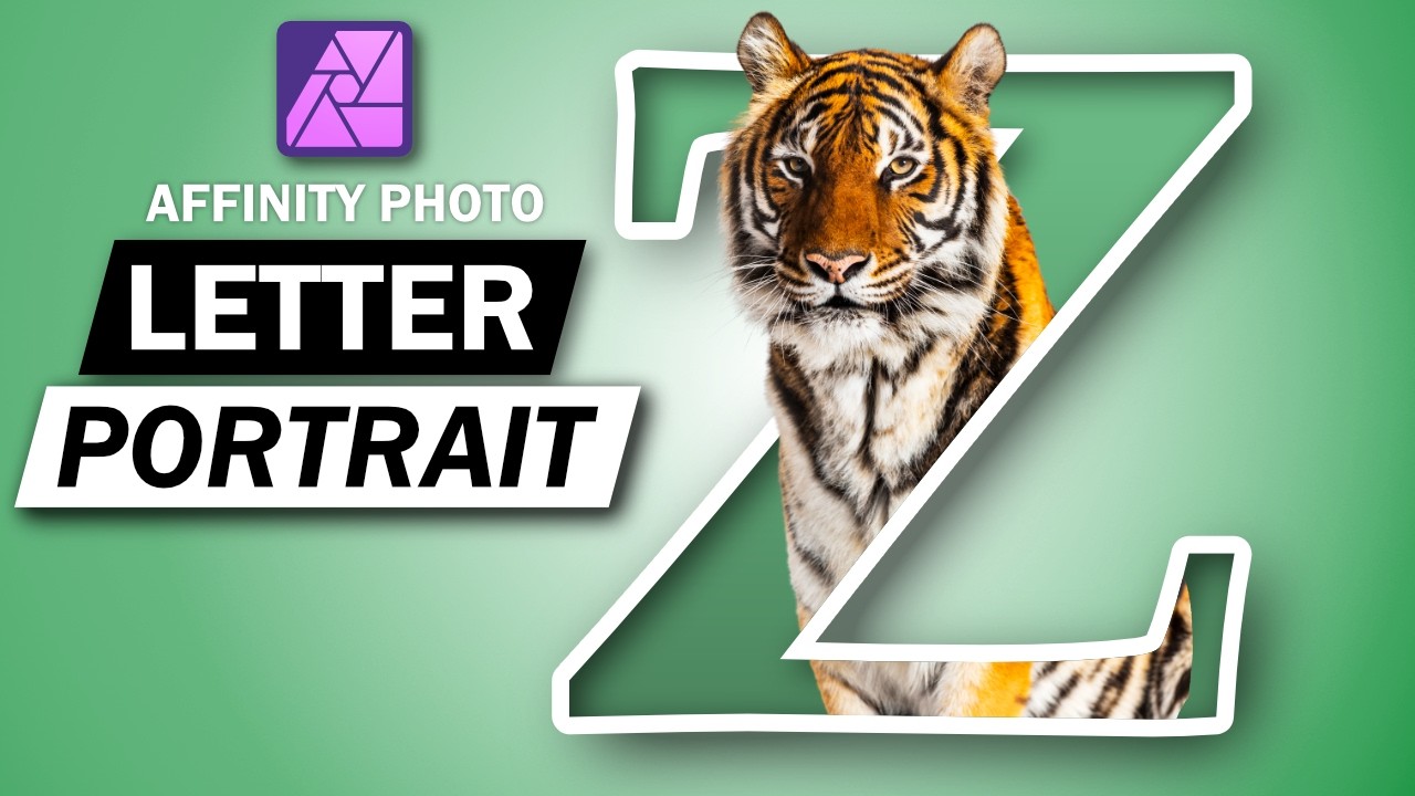 Create a Letter Portrait in Affinity Photo