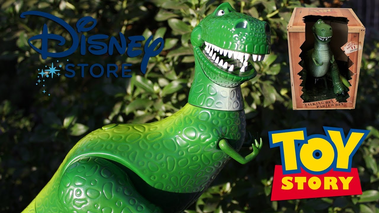 (ESPAÑOL) TOY STORY Rex El Dinosaurio Parlante Interactivo (2019) Disney Store - Reseña review