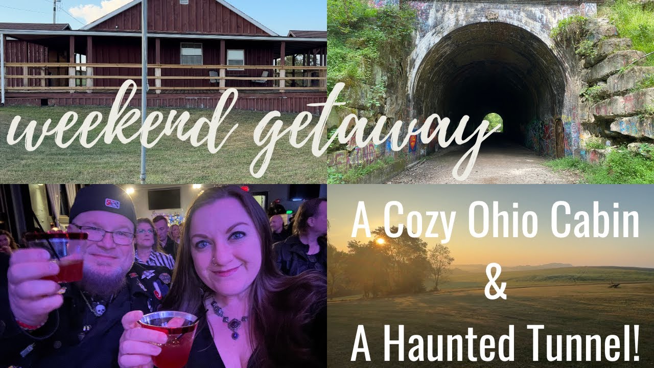Staying at a peaceful AirBnb in McArthur, Ohio, Visiting haunted Moonville Tunnel, a couples vlog
