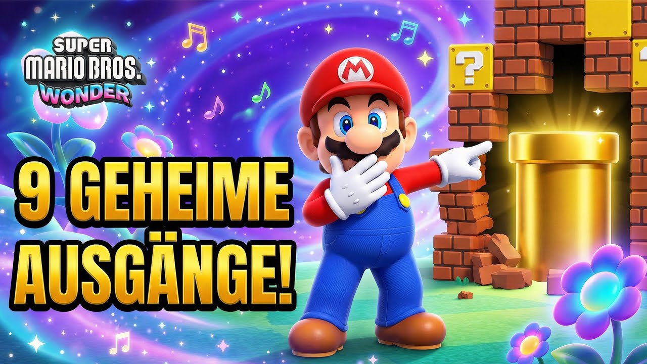 9 GEHEIMEN AUSGÄNGE in Super Mario Bros. Wonder die DU kennen solltest! 🍄✨ | Spezialfolge 1