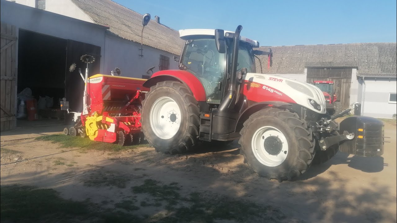 Steyr & Zetor, orka i siew jęczmienia ozimego!!!!