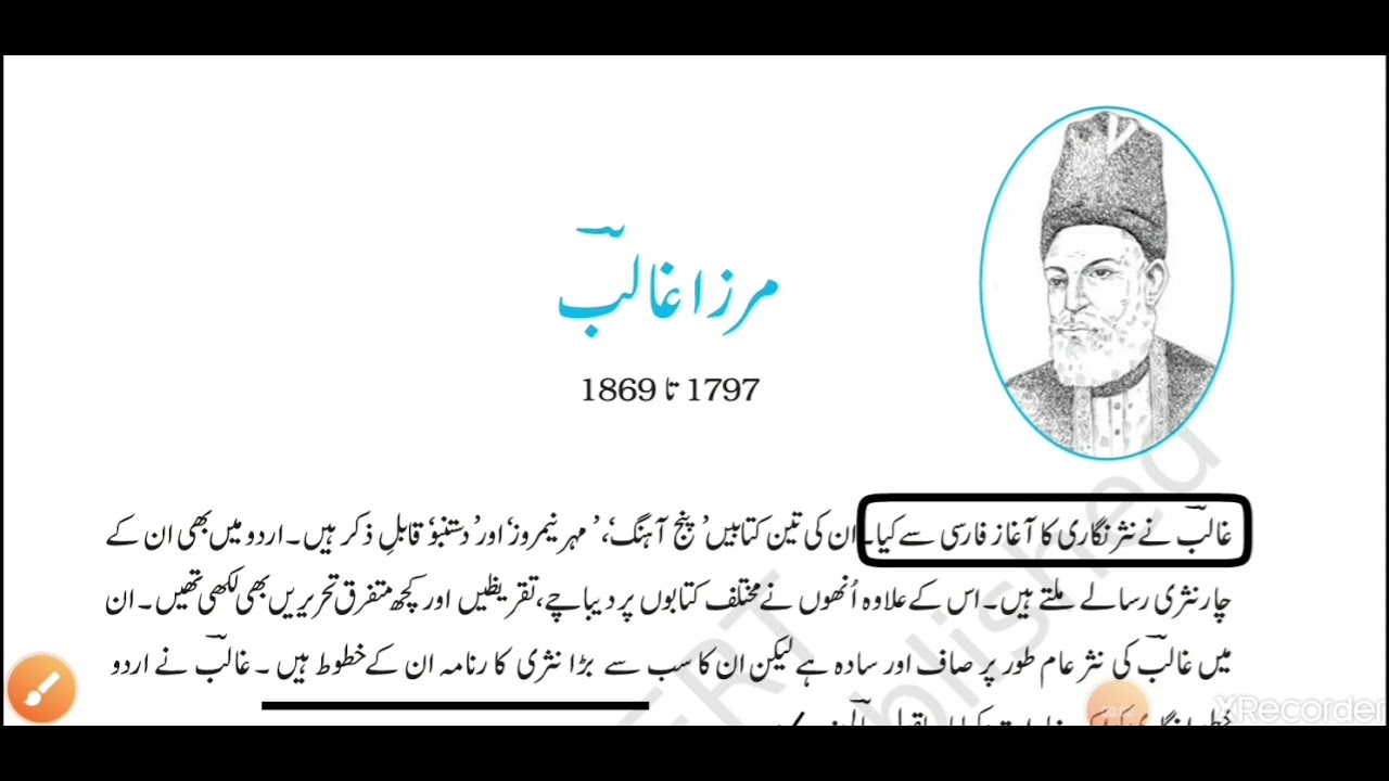 Ghalib Ki Khutoot Nigari | Maktoob Nigari Aur Ghalib |