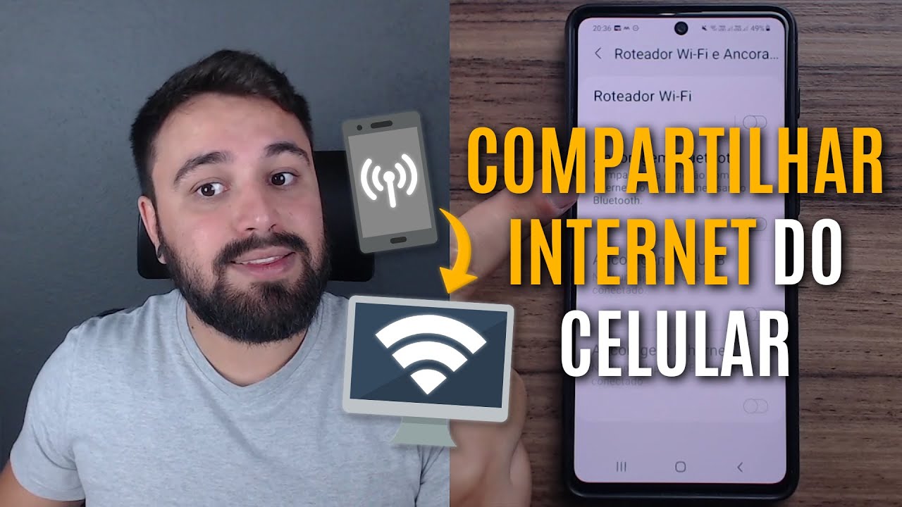 COMO COMPARTILHAR A INTERNET DO CELULAR PARA O COMPUTADOR