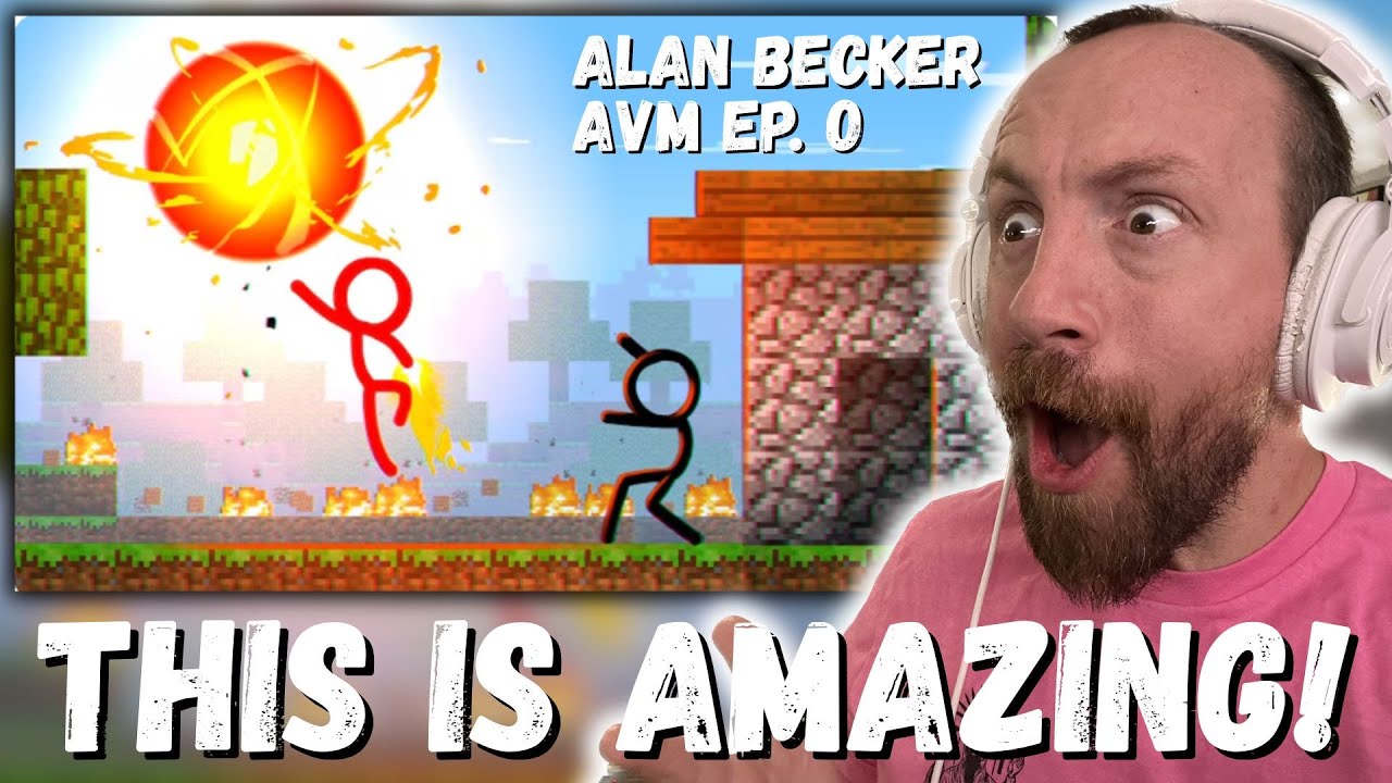 THIS IS AMAZING!!! Alan Becker Beta - Animation vs. Minecraft Shorts Ep 0 (REACTION!!!)
