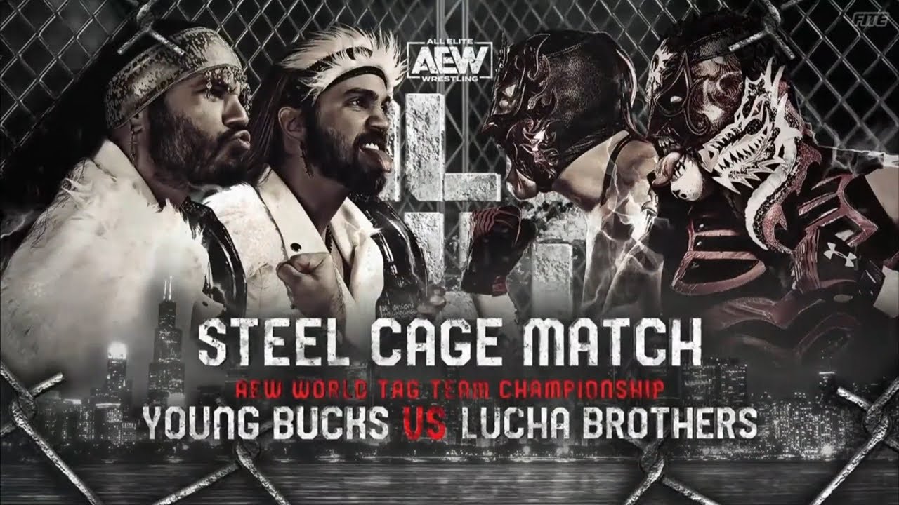 The Lucha Brothers vs The Young Bucks Steel Cage Match All Out 2021 Highlights