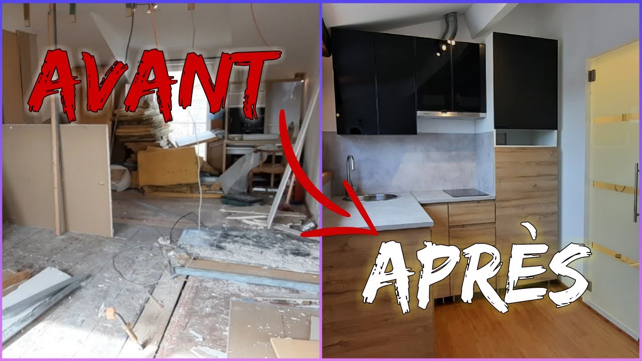 3 mois de rénovation en TimeLapse / STUDIO 35m2 !