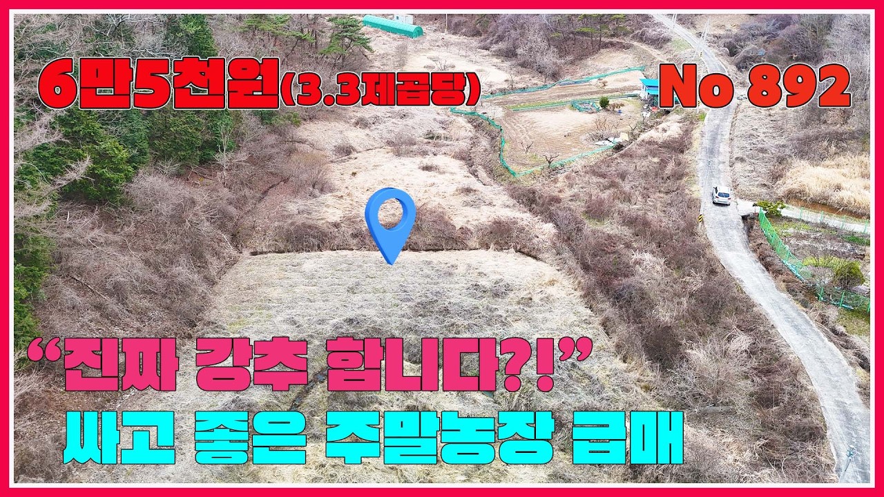 찐급매!! 6만5천원(3.3제곱당) 
