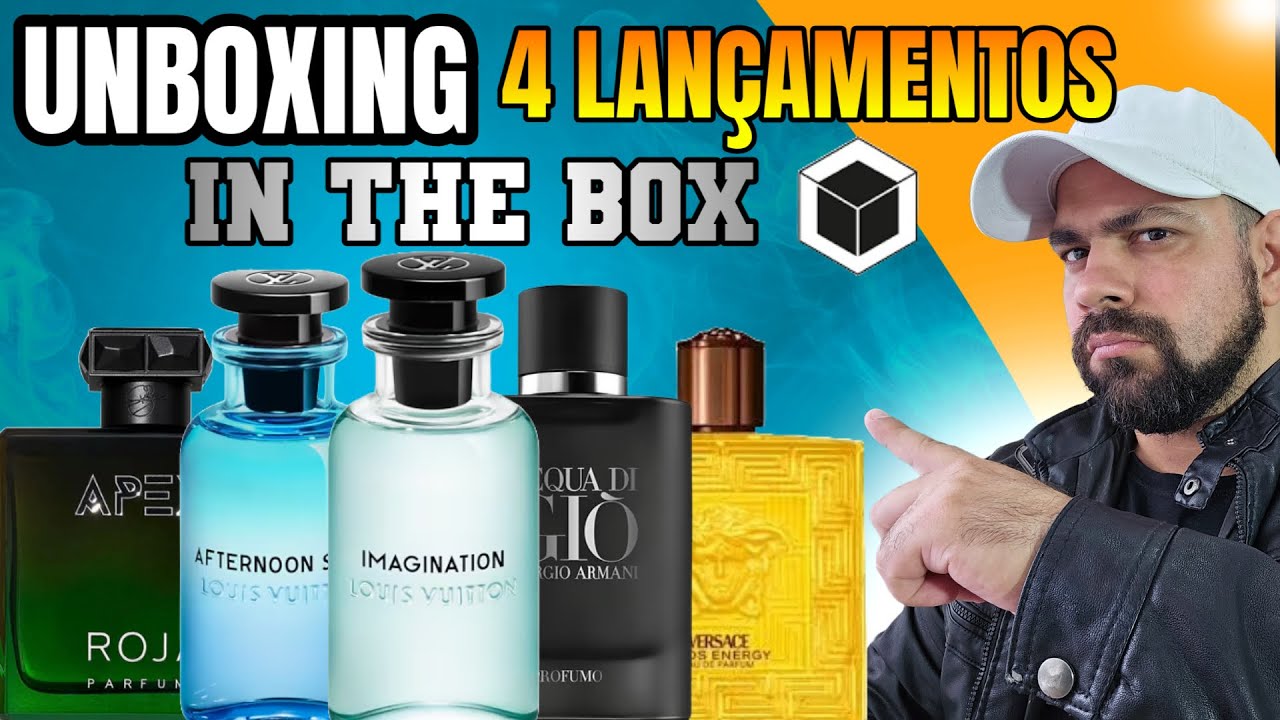 UNBOXING DOS 4 LANÇAMENTOS DA IN THE BOX PERFUMES