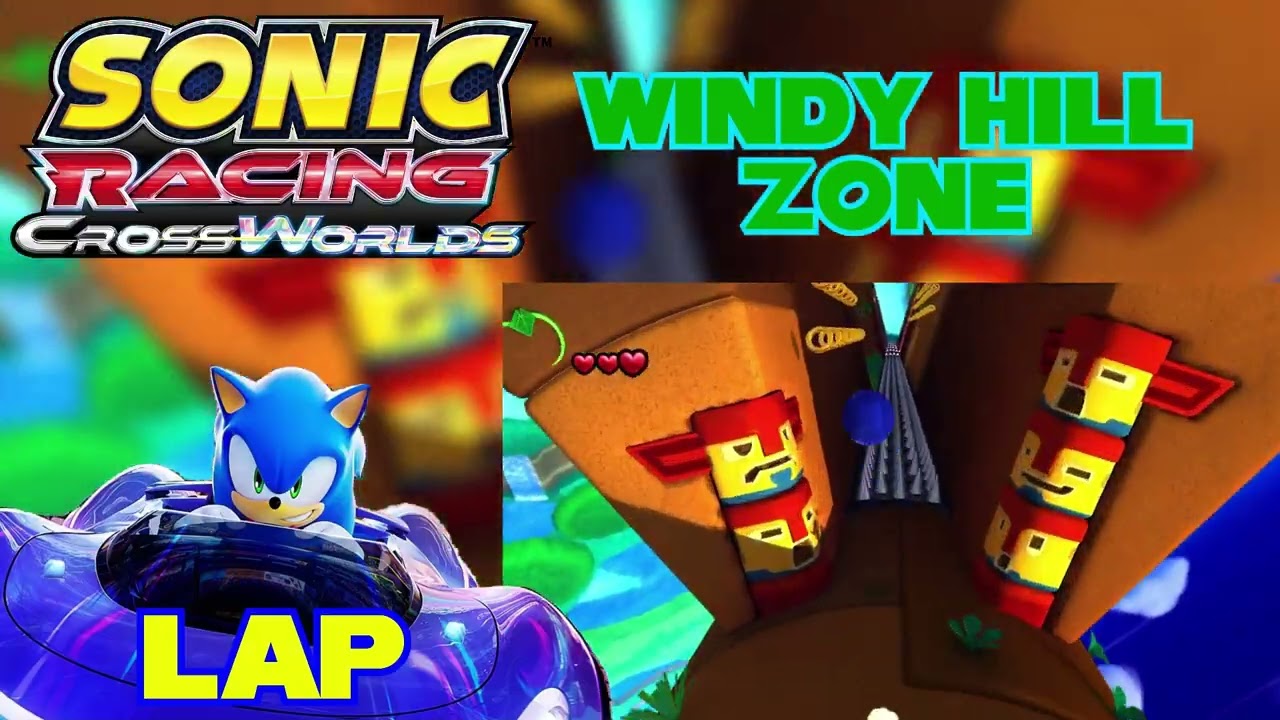 Windy Hill Zone (Sonic Lost World) - Sonic Racing: Crossworlds Remix (Intro, Lap, Final Lap)