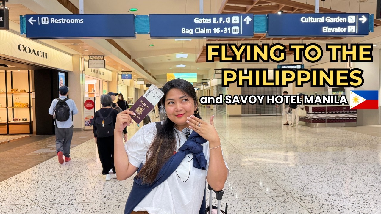 Hawaii to Philippines Travel Vlog 🇵🇭✈️ | Savoy Hotel Manila
