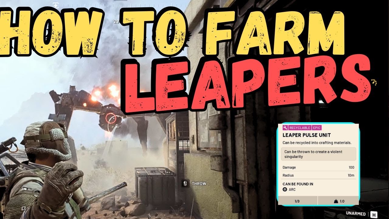 Arc Raiders: Leaper Pulse Units (Как фармить)