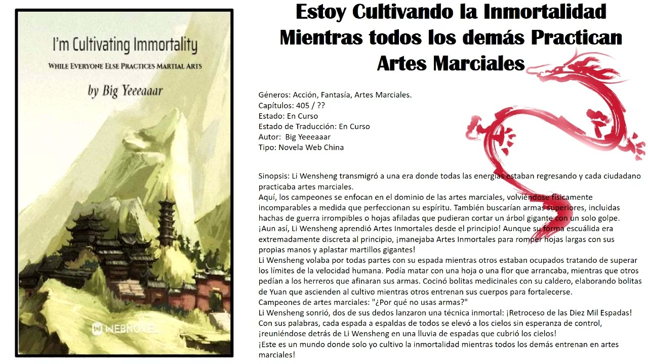 Estoy Cultivando la Inmortalidad Mientras todos los demás Practican Artes Marciales 1 al 10