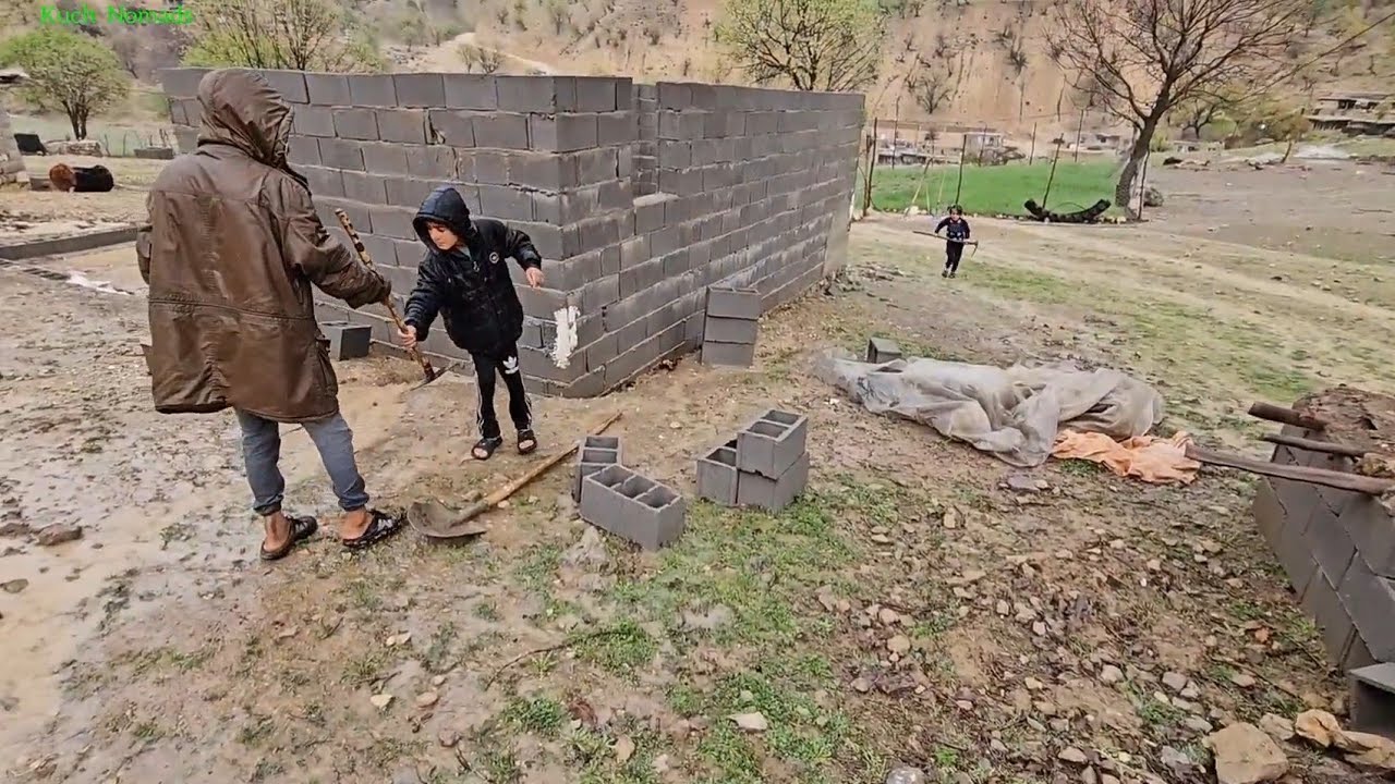 Harsh Nomadic Life | Children Struggle to Protect Sheep During a Storm