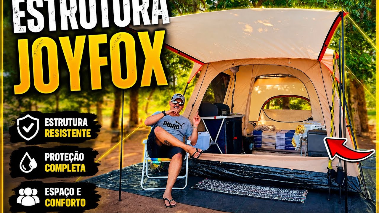 Camping estrutura Joyfox maio 2025