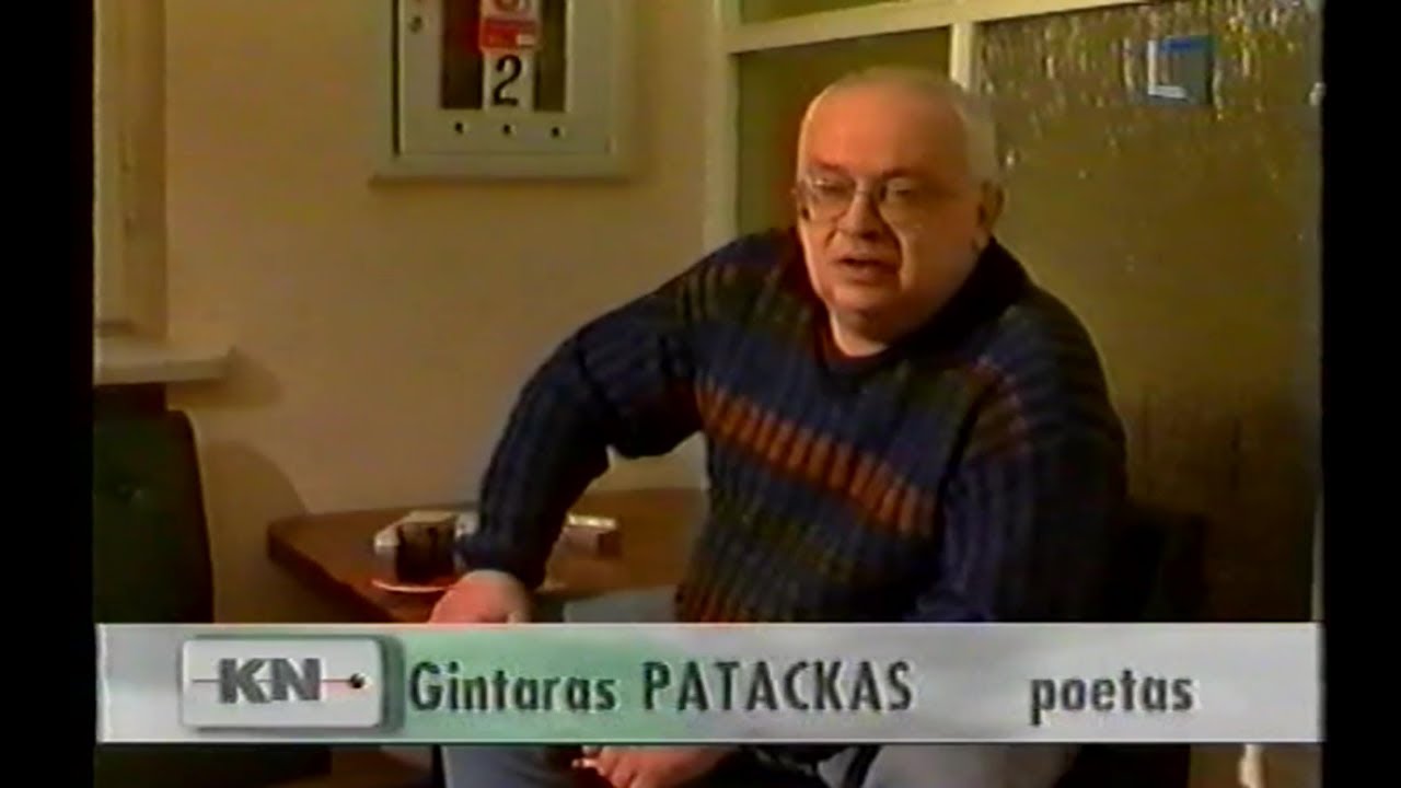 Poet Gintaras Patackas in different colors [2003]*part6 (apie poeziją)
