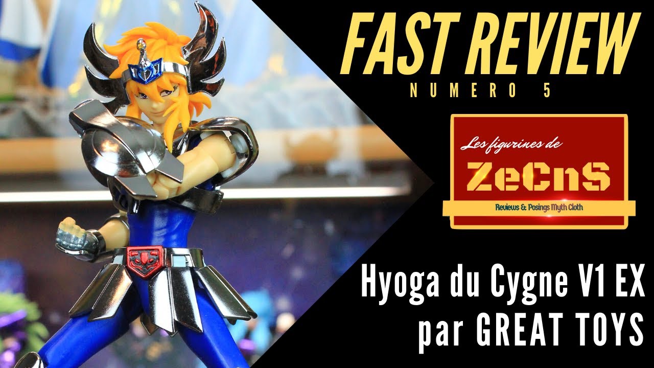 Saint Seiya Myth Cloth - ZeCnS Fast Review - Hyoga du Cygne V1 EX Great Toys Review