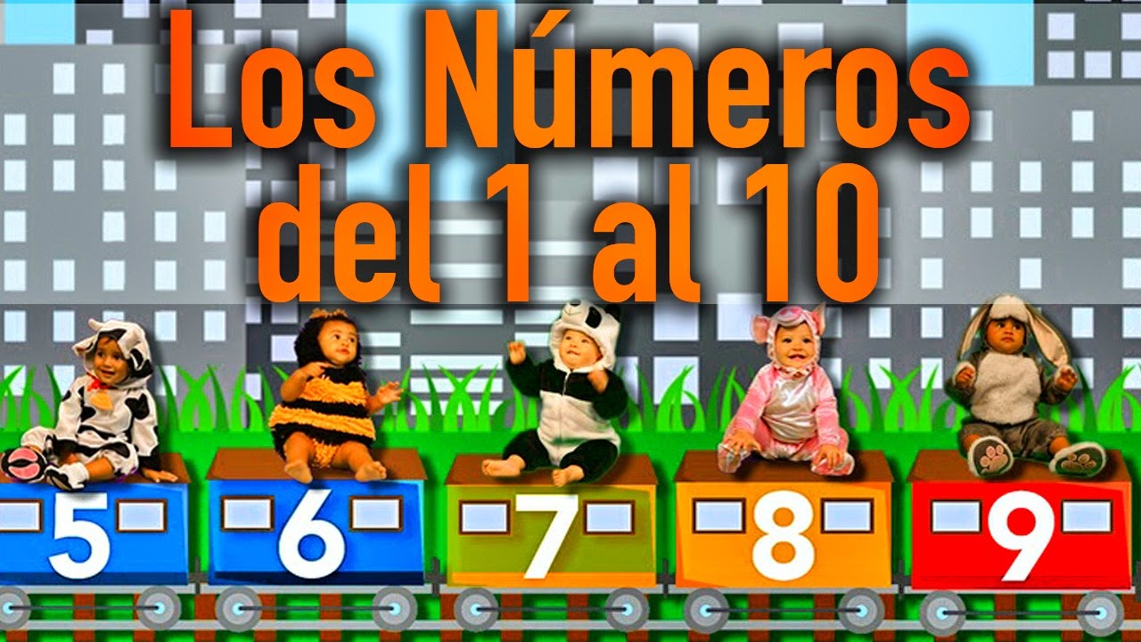 La Cancion de los Números del 1 al 10 con los Babytubers - Videos Infantiles Educativos - Rondas