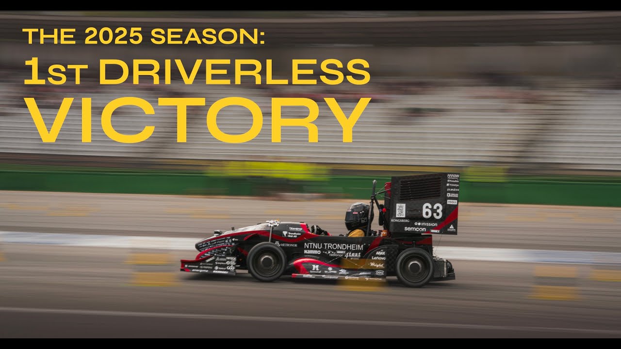 1st DRIVERLESS VICTORY | Team 2025 Formula Student Competition Aftermovie