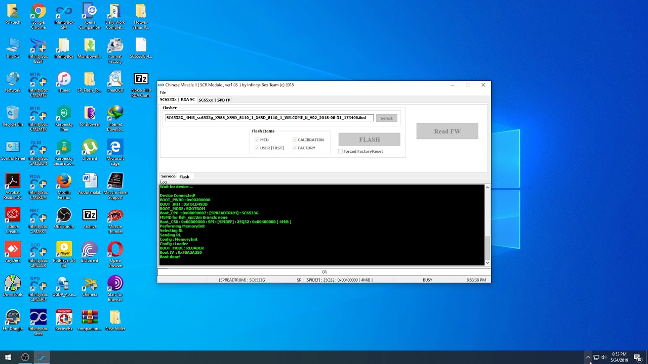 How to flash Nokia 8110 clone with flash file