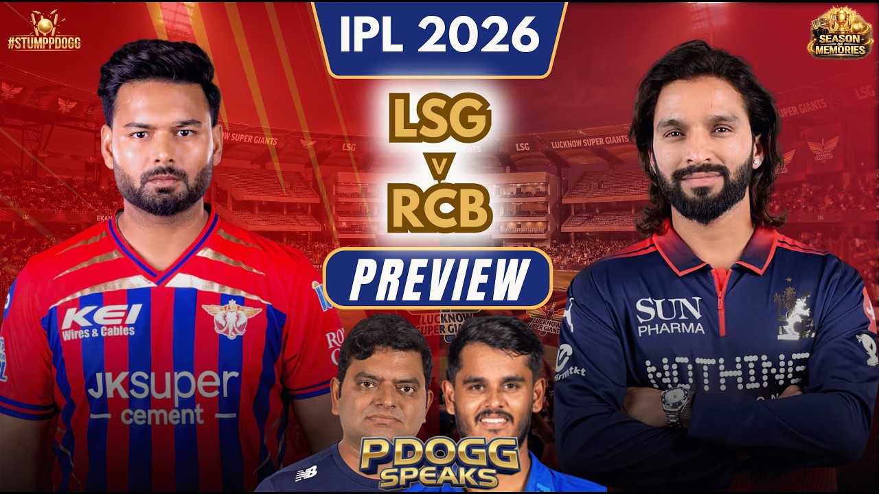 A CLASH OF EXTREMES! | LSG V RCB Match Preview: 2nd vs 10th at Ekana | Pdoggspeaks