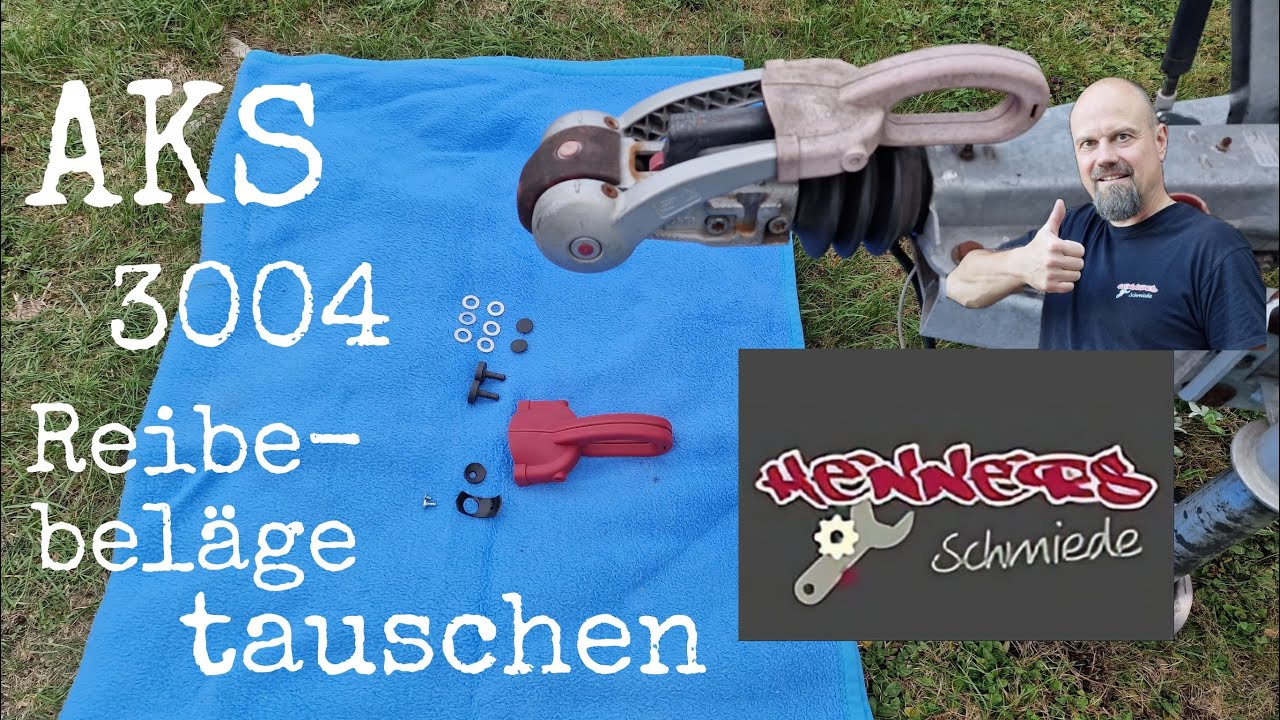 ALKO AKS 2004/3004 Reibebeläge prüfen und tauschen. Anti-Schlinger-Kupplung instand setzen.