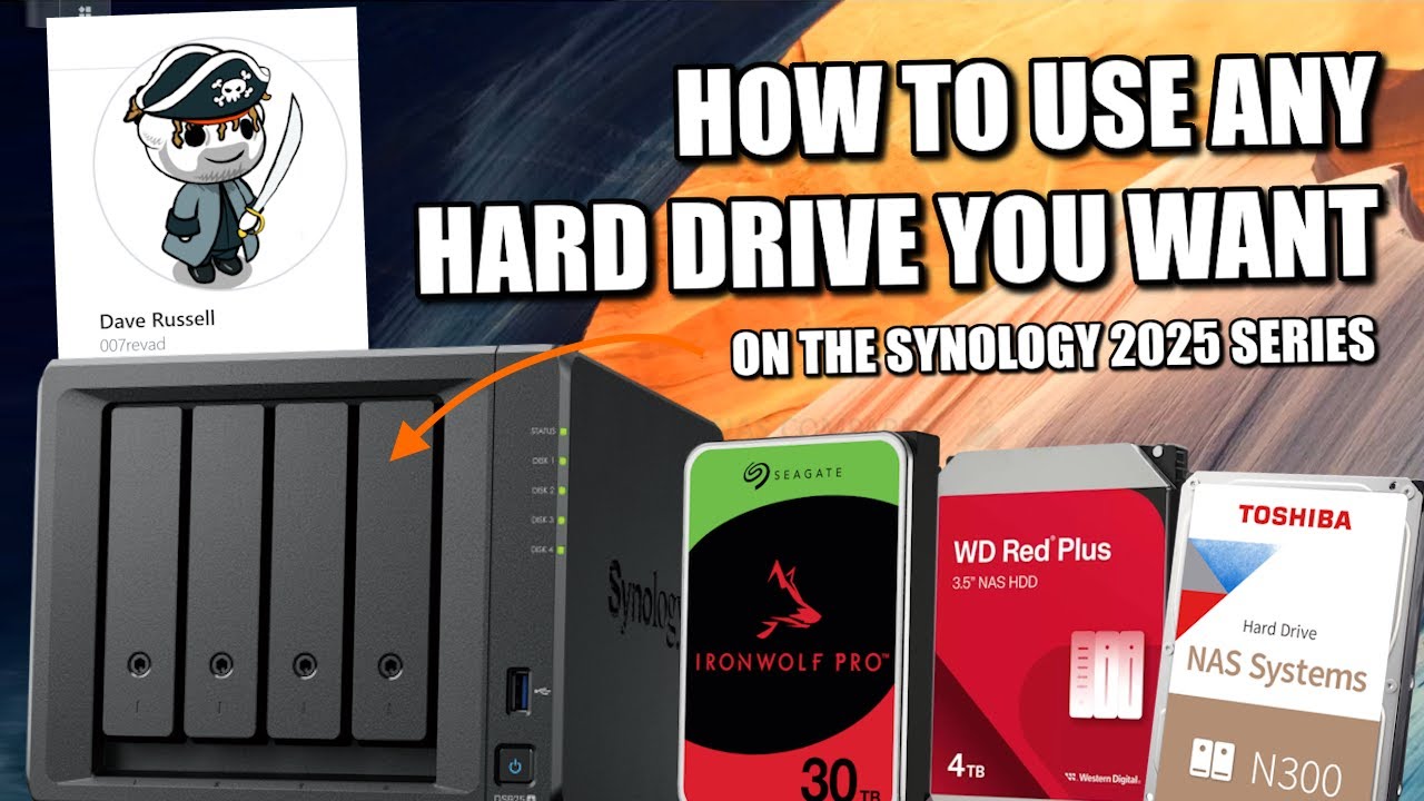 How to Use ANY HDD or SSD on a Synology 2025 NAS (COMPLETE GUIDE)