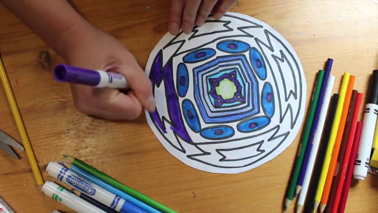Coloring the Radial Symmetry Design