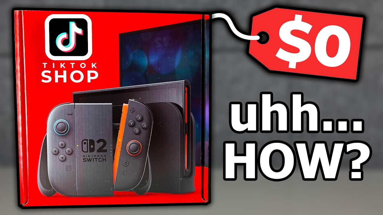 Я получил подозрительно дешевую Nintendo Switch 2 из TikTok… (БЕСПЛАТНО?)