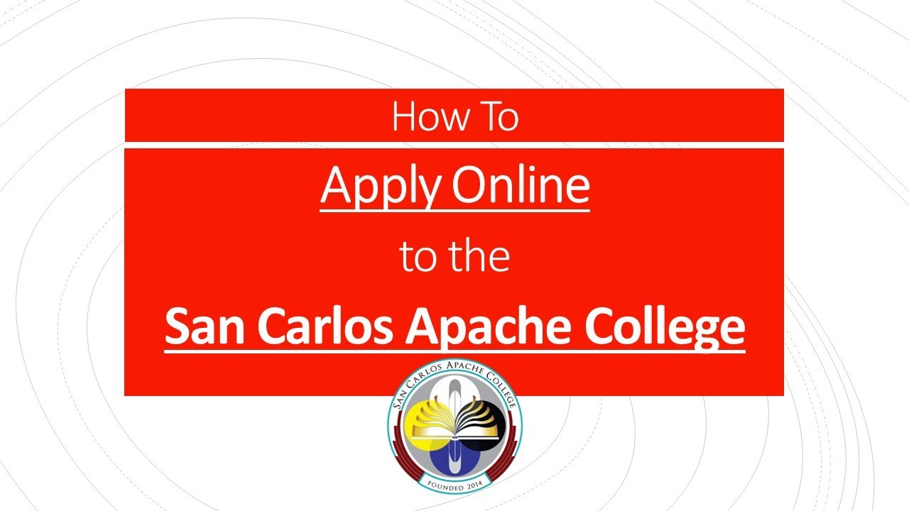 How to Apply Online to SCAC