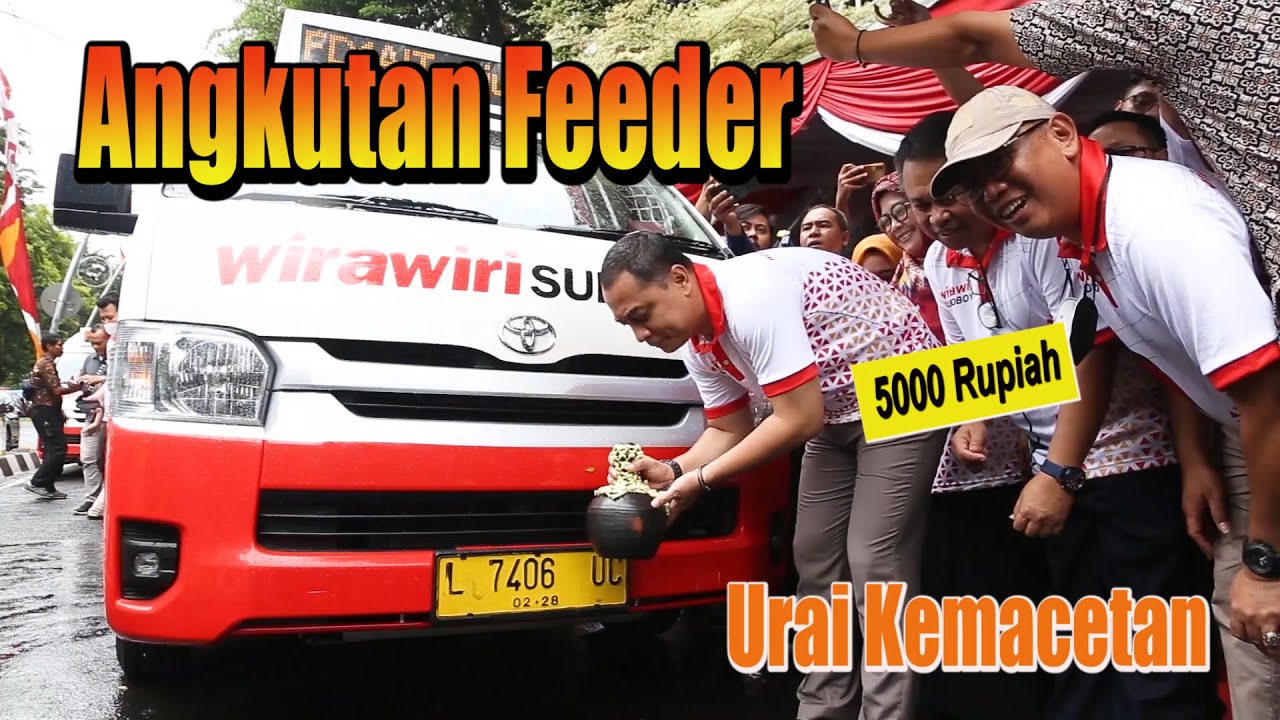 WALI KOTA ERI RESMIKAN PENGOPRASIAN 52 UNIT ANGKUTAN FEEDER