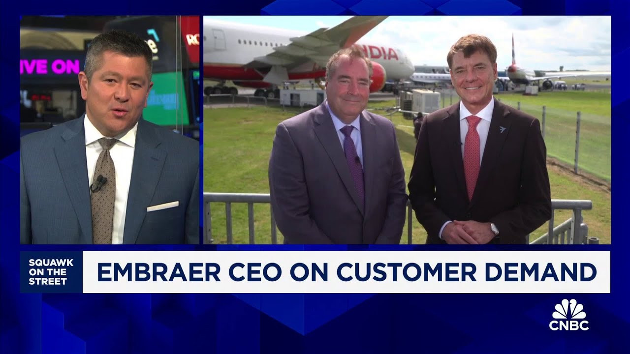 Embraer CEO: We don't have any plans to go to a bigger aircraft