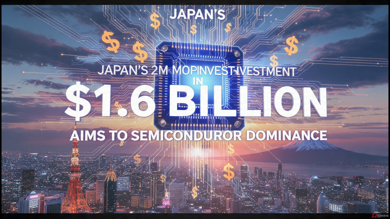 Japan's $1.6 billion investment in Rapidus aims to semiconductor dominance #RapidusJapan #चिपयुद्ध
