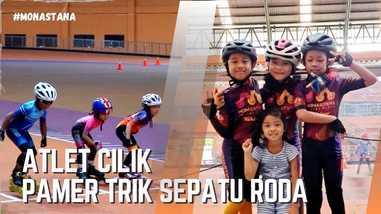 SEPATU RODA ANAK, SERUNYA LATIHAN ATLET SEPATU RODA MONASTANA SEPATU RODA DKI JAKARTA #jirta  SUNTER