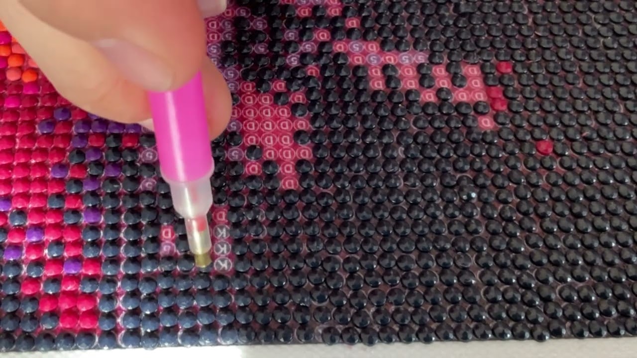 Diamond Painting / ASMR process / Sunset / Number 11
