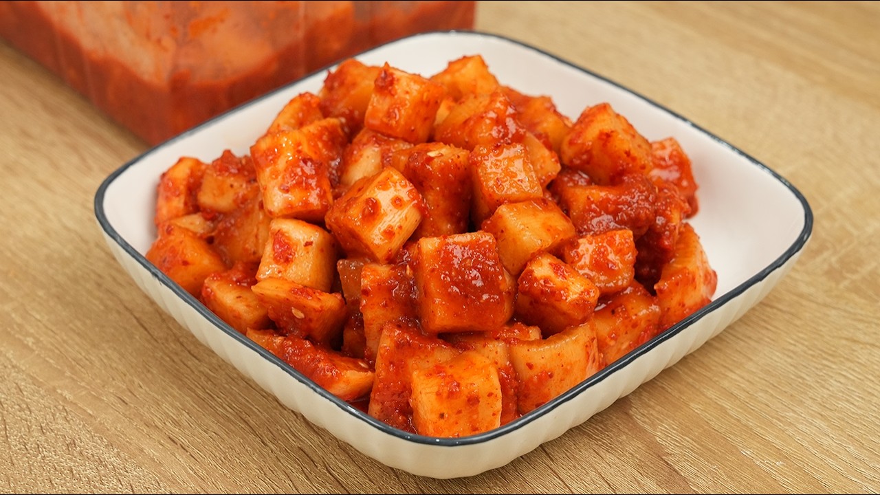 Cách Làm Kim Chi Củ Cải Đơn Giản Mà Giòn Ngon, Đậm Vị Hàn Quốc | Cook béo