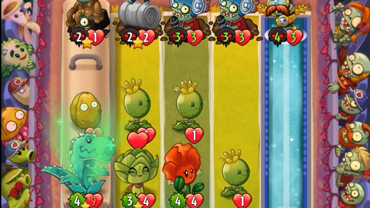 Healing Combo vs Imps | Hot Date Daily Challenge 2/5/2023 Plants vs Zombies Heroes