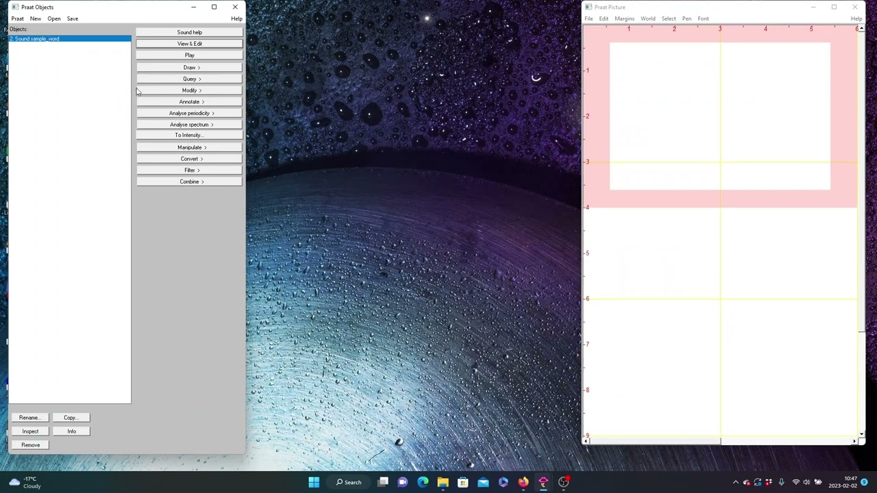 Trim and scale sounds in Praat