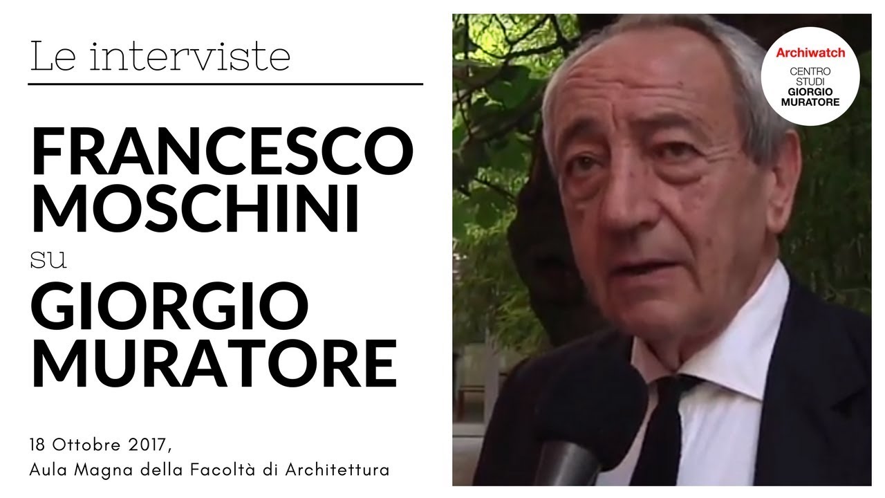 Francesco Moschini su Giorgio Muratore