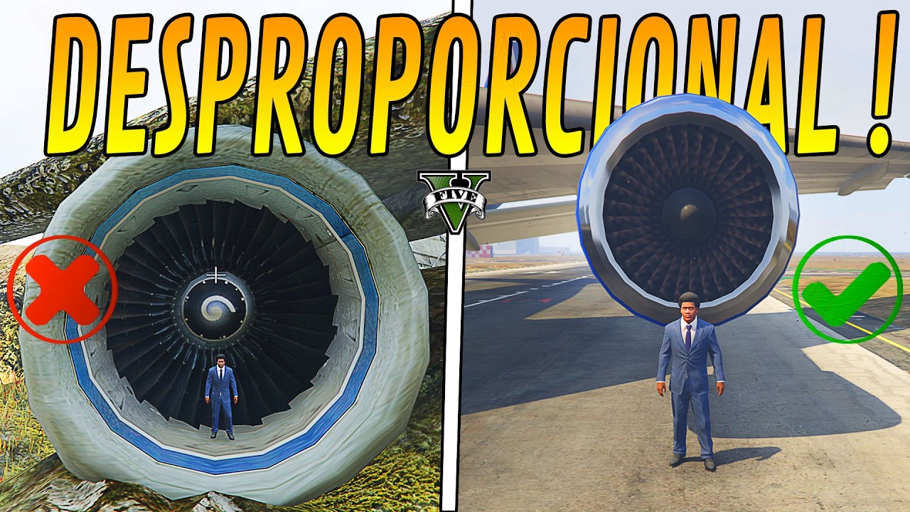 AS PROPORÇÕES ERRADAS DO GTA V - PARTE: 11 !