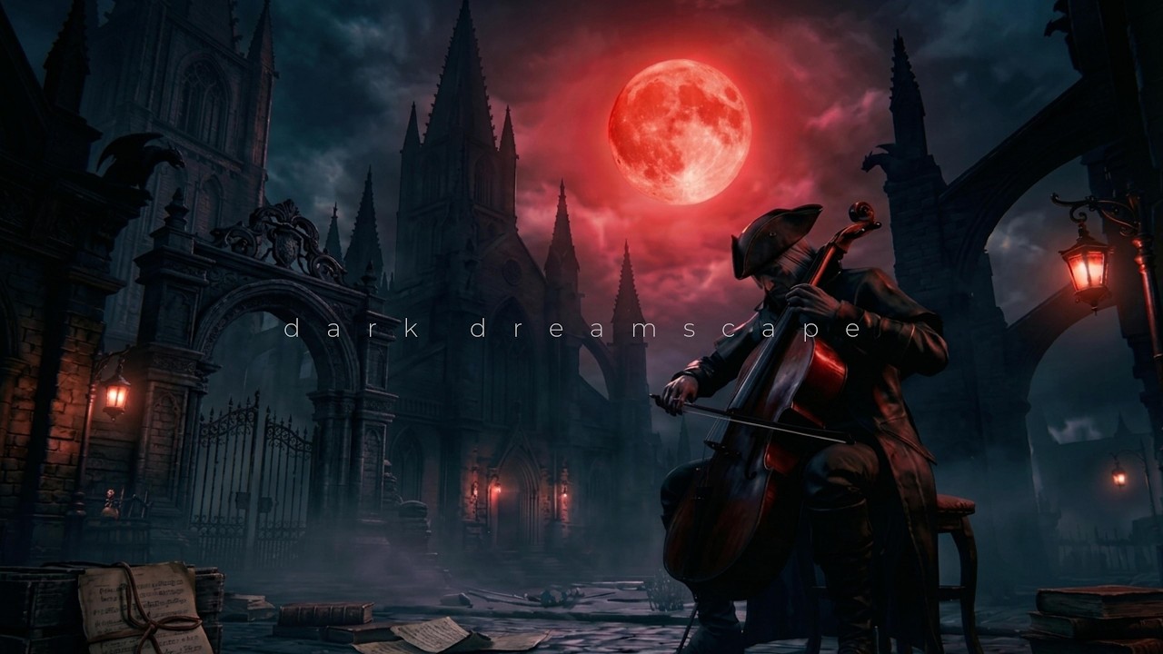 Forgotten Courtyards | Melancholic Cello Beneath Ancient Gargoyles