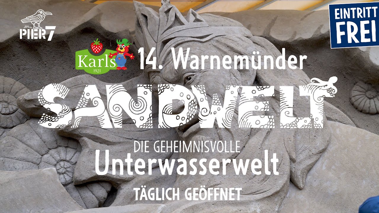 Karls 14. Warnemünder Sandwelt 🧜‍♂️Die geheimnisvolle Unterwasserwelt | Karls Erlebnis-Dorf