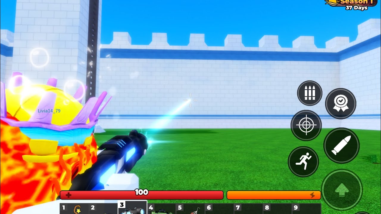 Showcasing The GAMMA RAY In Roblox Flag Wars!