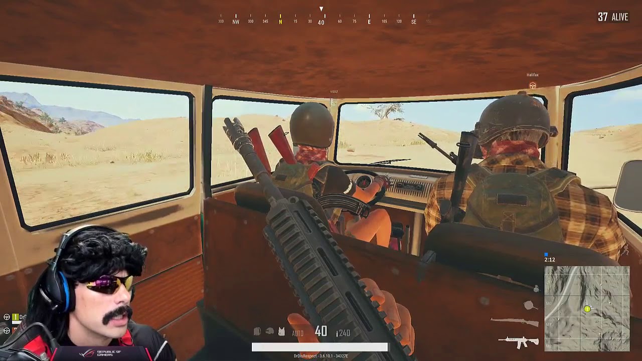 Dr Disrespect Plays PUBG | Trio Win With VSNZ & Halifax (2/12/18)
